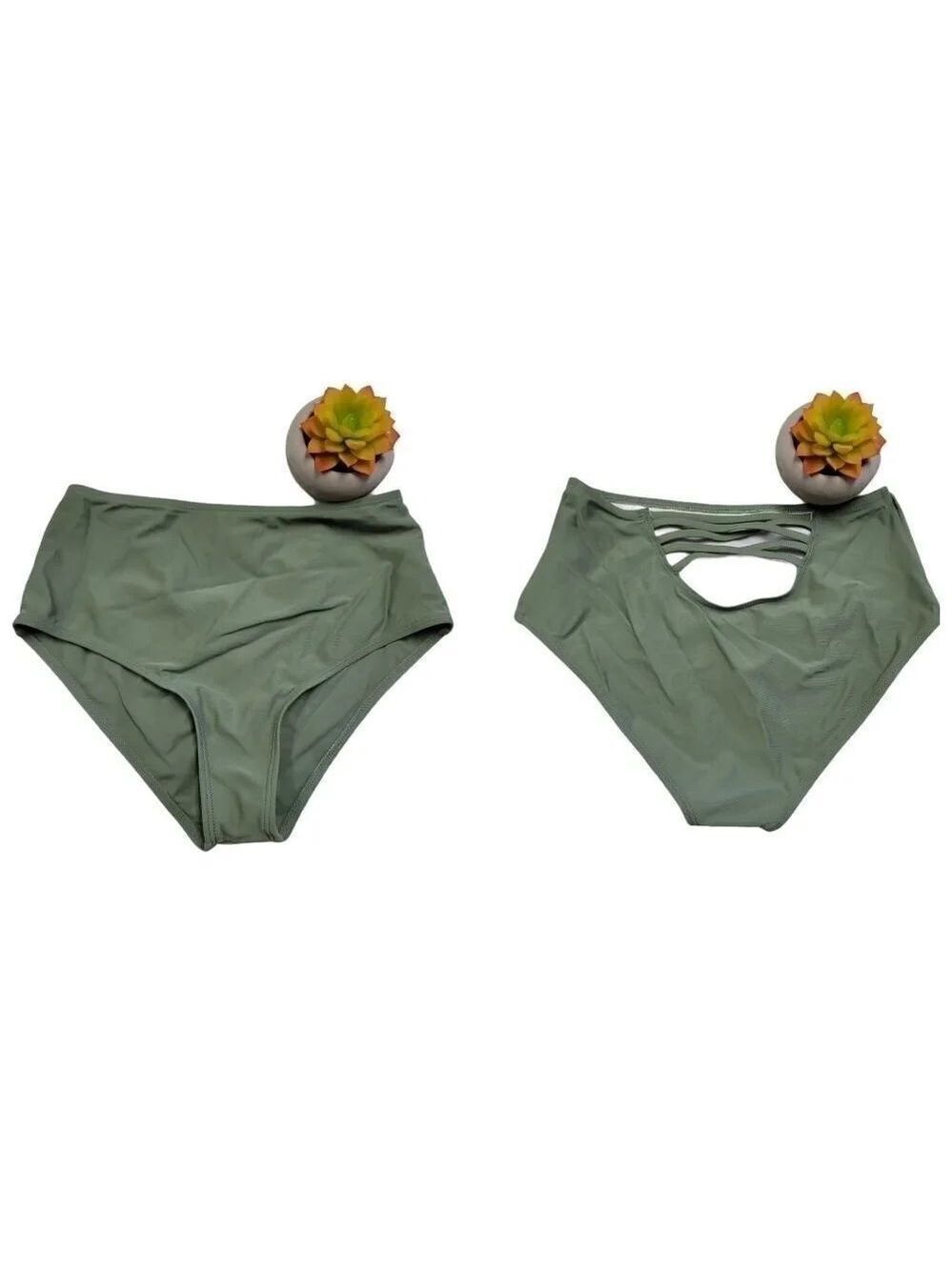 Shein high waisted bikini bottoms